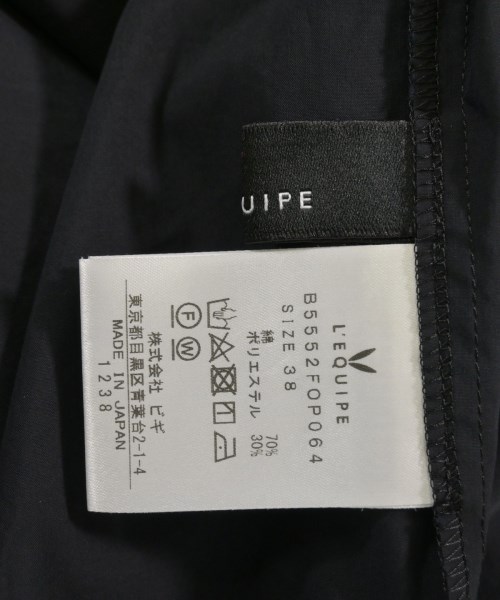 L'EQUIPE YOSHIE INABA（レキップヨシエイナバ）ワンピース 黒 サイズ:38(M位) レディース/2200617346029