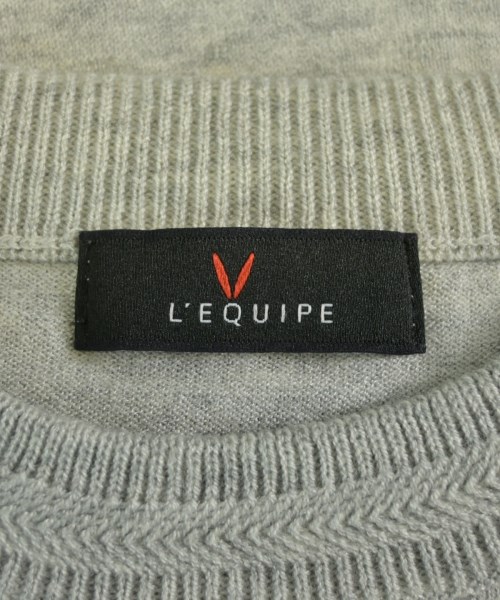 L'EQUIPE YOSHIE INABA（レキップヨシエイナバ）ニット・セーター グレー サイズ:38(M位) レディース/2200617346098