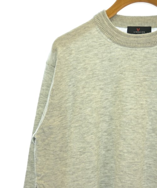 L'EQUIPE YOSHIE INABA（レキップヨシエイナバ）ニット・セーター グレー サイズ:38(M位) レディース/2200617346098