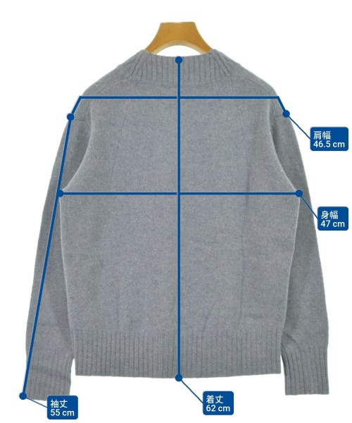 L'EQUIPE YOSHIE INABA（レキップヨシエイナバ）ニット・セーター 青 サイズ:38(S位) レディース/2200617482048