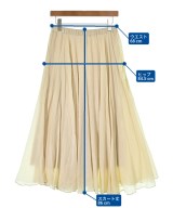L'EQUIPE YOSHIE INABA（レキップヨシエイナバ）ロング・マキシ丈スカート ベージュ サイズ:38(S位) レディース/2200617482062