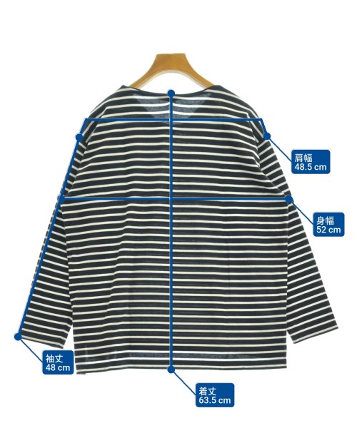 L'EQUIPE YOSHIE INABA（レキップヨシエイナバ）Tシャツ・カットソー 紺 サイズ:38(S位) レディース/2200621073010