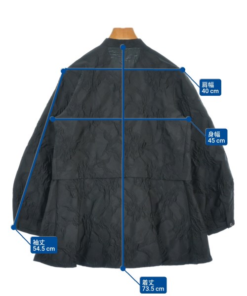 L'EQUIPE YOSHIE INABA（レキップヨシエイナバ）カジュアルシャツ 黒 サイズ:38(S位) レディース/2200621073027