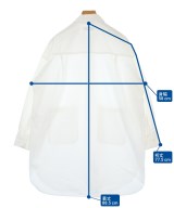 L'EQUIPE YOSHIE INABA（レキップヨシエイナバ）シャツワンピース 白 サイズ:38(S位) レディース/2200621357011