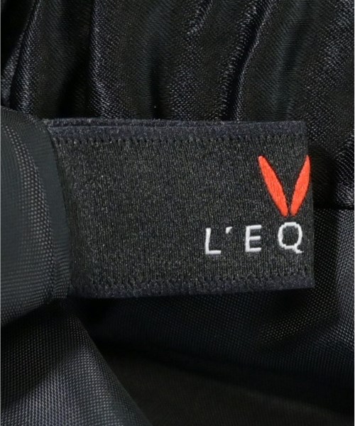 L'EQUIPE YOSHIE INABA（レキップヨシエイナバ）ロング・マキシ丈スカート 黒 サイズ:38(S位) レディース/2200621357035