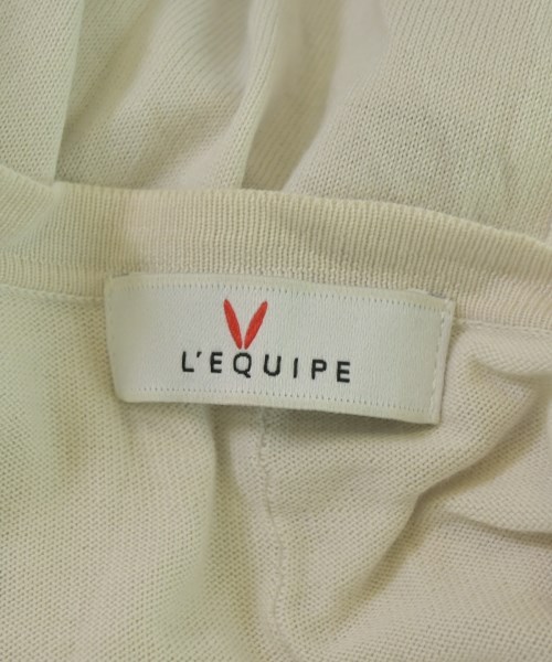 L'EQUIPE YOSHIE INABA（レキップヨシエイナバ）カーディガン 白 サイズ:38(S位) レディース/2200671349042
