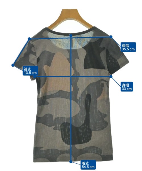 L'EQUIPE YOSHIE INABA（レキップヨシエイナバ）Tシャツ・カットソー グレー サイズ:38(S位) レディース/2200676816013