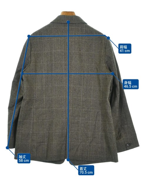 L'EQUIPE YOSHIE INABA（レキップヨシエイナバ）テーラードジャケット グレー サイズ:38(S位) レディース/2200678055014