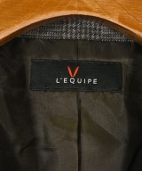 L'EQUIPE YOSHIE INABA（レキップヨシエイナバ）テーラードジャケット グレー サイズ:38(S位) レディース/2200678055014