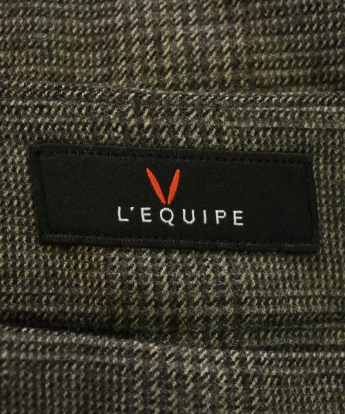 L'EQUIPE YOSHIE INABA（レキップヨシエイナバ）クロップドパンツ グレー サイズ:38(S位) レディース/2200678055021
