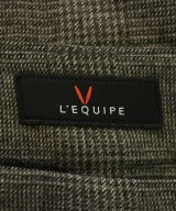 L'EQUIPE YOSHIE INABA（レキップヨシエイナバ）クロップドパンツ グレー サイズ:38(S位) レディース/2200678055021