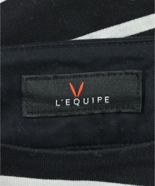 L'EQUIPE YOSHIE INABA（レキップヨシエイナバ）Tシャツ・カットソー 黒 サイズ:38(S位) レディース/2200678055083