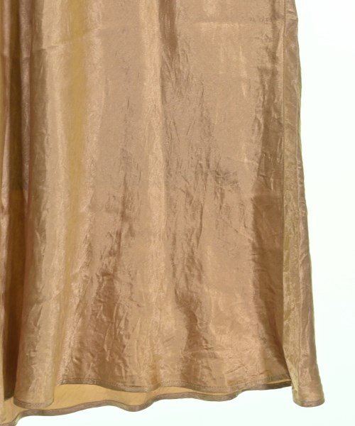 L'EQUIPE YOSHIE INABA（レキップヨシエイナバ）ロング・マキシ丈スカート ゴールド サイズ:38(S位) レディース/2200678055090