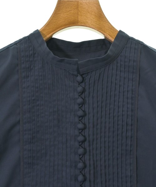 L'EQUIPE YOSHIE INABA（レキップヨシエイナバ）ブラウス 紺 サイズ:38(S位) レディース/2200678055106