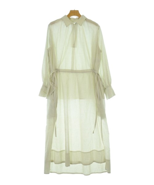 L'EQUIPE YOSHIE INABA(レキップヨシエイナバ)ワンピース 白 サイズ:7(S位)/2200678644065