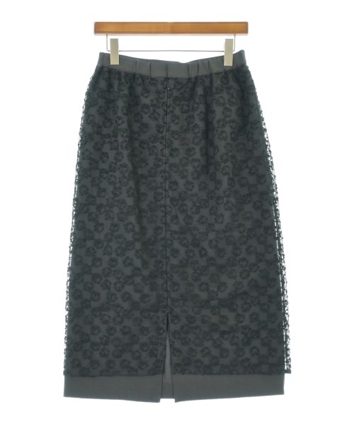 L'EQUIPE YOSHIE INABA（レキップヨシエイナバ）ロング・マキシ丈スカート 黒 サイズ:38(S位) レディース/2200672876066