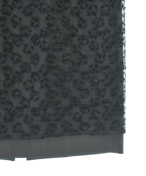 L'EQUIPE YOSHIE INABA（レキップヨシエイナバ）ロング・マキシ丈スカート 黒 サイズ:38(S位) レディース/2200672876066