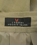 L'EQUIPE YOSHIE INABA（レキップヨシエイナバ）ひざ丈スカート カーキ サイズ:40(M位) レディース/2200682188029