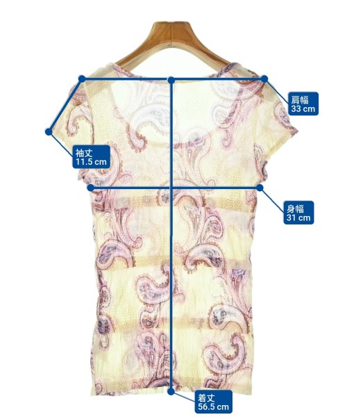 L'EQUIPE YOSHIE INABA（レキップヨシエイナバ）Tシャツ・カットソー ベージュ サイズ:11(L位) レディース/2200687943029