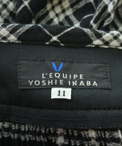 L'EQUIPE YOSHIE INABA（レキップヨシエイナバ）ロング・マキシ丈スカート 黒 サイズ:11(L位) レディース/2200687943067