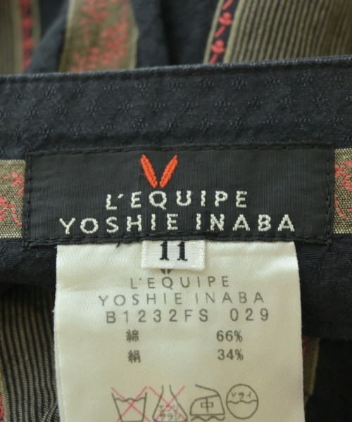 L'EQUIPE YOSHIE INABA（レキップヨシエイナバ）ロング・マキシ丈スカート 黒 サイズ:11(L位) レディース/2200687943074
