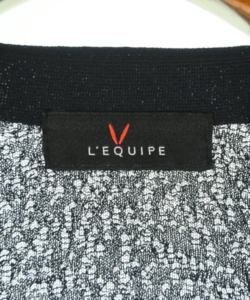 L'EQUIPE YOSHIE INABA（レキップヨシエイナバ）カーディガン 黒 サイズ:38(S位) レディース/2200696319013