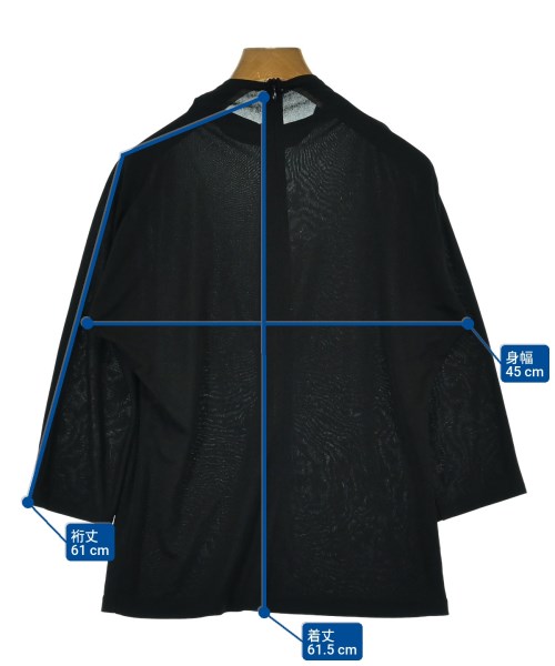 L'EQUIPE YOSHIE INABA（レキップヨシエイナバ）Tシャツ・カットソー 黒 サイズ:-(M位) レディース/2200694047017