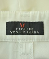 L'EQUIPE YOSHIE INABA（レキップヨシエイナバ）スラックス 白 サイズ:40(M位) レディース/2200694047086