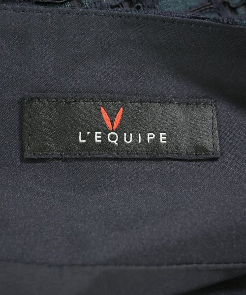 L'EQUIPE YOSHIE INABA（レキップヨシエイナバ）ロング・マキシ丈スカート 紺 サイズ:38(S位) レディース/2200695108144