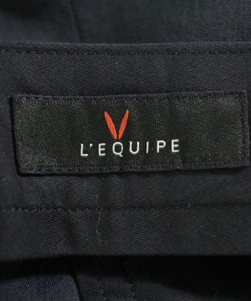 L'EQUIPE YOSHIE INABA（レキップヨシエイナバ）クロップドパンツ 紺 サイズ:38(S位) レディース/2200695108151