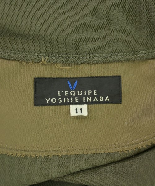 L'EQUIPE YOSHIE INABA（レキップヨシエイナバ）スウェット カーキ サイズ:11(L位) レディース/2200697431073
