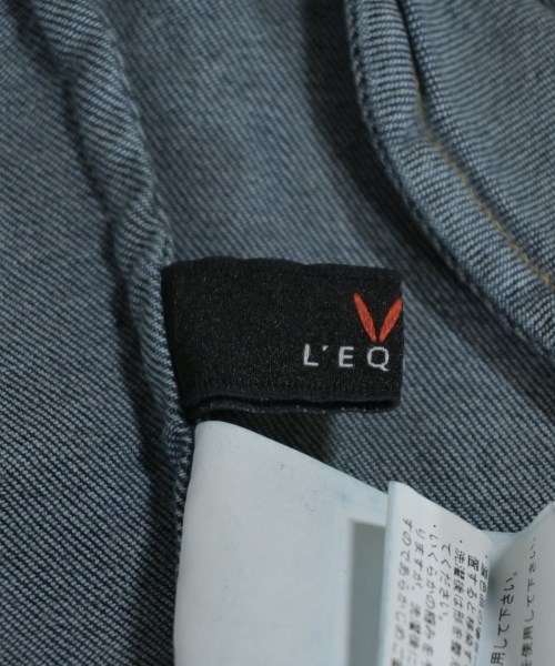 L'EQUIPE YOSHIE INABA（レキップヨシエイナバ）デニムジャケット 紺 サイズ:38(S位) レディース/2200660685014