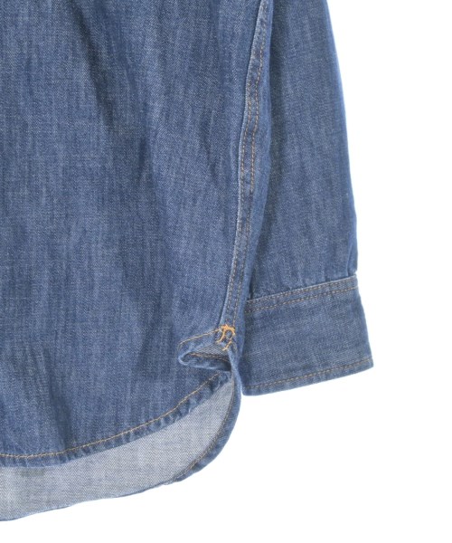 L'EQUIPE YOSHIE INABA（レキップヨシエイナバ）カジュアルシャツ 紺 サイズ:38(S位) レディース/2200660685021