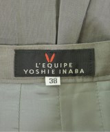L'EQUIPE YOSHIE INABA（レキップヨシエイナバ）ひざ丈スカート グレー サイズ:38(S位) レディース/2200709487067