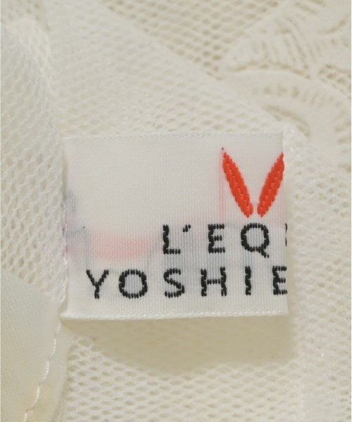 L'EQUIPE YOSHIE INABA（レキップヨシエイナバ）Tシャツ・カットソー 白 サイズ:13(XL位) レディース/2200712218290