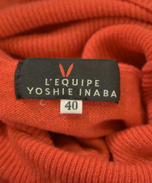 L'EQUIPE YOSHIE INABA（レキップヨシエイナバ）ニット・セーター 赤 サイズ:40(M位) レディース/2200638436167