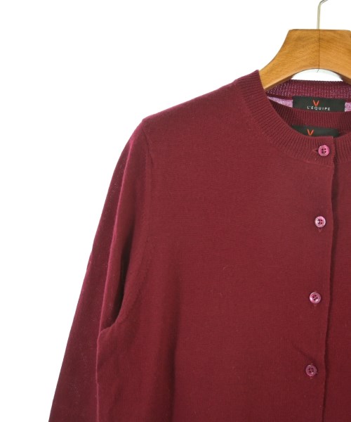 L'EQUIPE YOSHIE INABA（レキップヨシエイナバ）ニット・セーター 赤 サイズ:40/40(M位) レディース/2200625130016