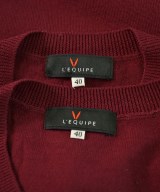 L'EQUIPE YOSHIE INABA（レキップヨシエイナバ）ニット・セーター 赤 サイズ:40/40(M位) レディース/2200625130016