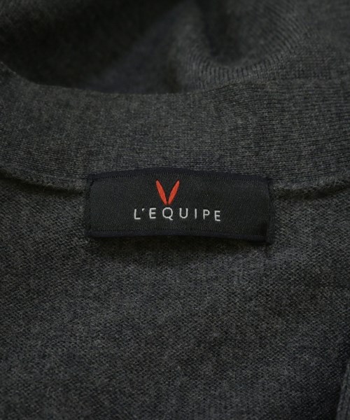 L'EQUIPE YOSHIE INABA（レキップヨシエイナバ）カーディガン グレー サイズ:38(S位) レディース/2200625130030