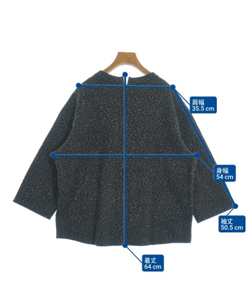 L'EQUIPE YOSHIE INABA（レキップヨシエイナバ）Tシャツ・カットソー グレー サイズ:17(XXL位) レディース/2200625130054