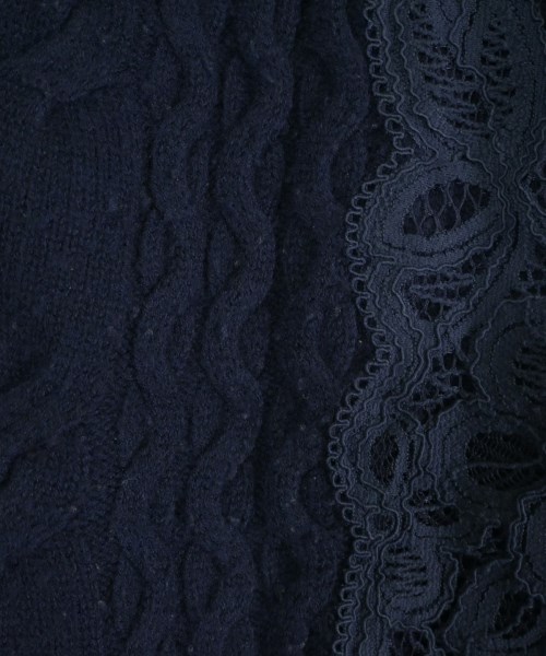 L'EQUIPE YOSHIE INABA（レキップヨシエイナバ）カーディガン 紺 サイズ:38(S位) レディース/2200625130061