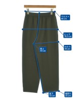 L'EQUIPE YOSHIE INABA（レキップヨシエイナバ）スラックス カーキ サイズ:36(S位) レディース/2200649127054