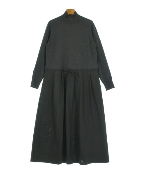 L'EQUIPE YOSHIE INABA(レキップヨシエイナバ)ワンピース グレー サイズ:38(M位)/2200650111011