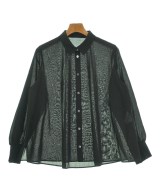 L'EQUIPE YOSHIE INABA（レキップヨシエイナバ）ブラウス 黒 サイズ:38(S位) レディース/2200650111035