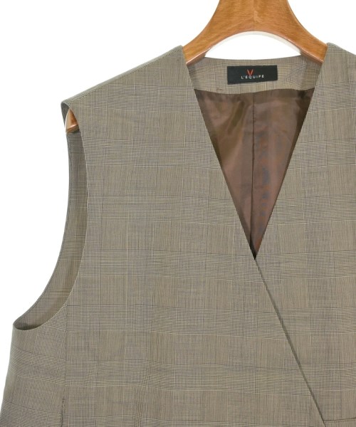 L'EQUIPE YOSHIE INABA（レキップヨシエイナバ）カジュアルジャケット 茶 サイズ:-(XL位) レディース/2200650168022