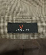 L'EQUIPE YOSHIE INABA（レキップヨシエイナバ）カジュアルジャケット 茶 サイズ:-(XL位) レディース/2200650168022