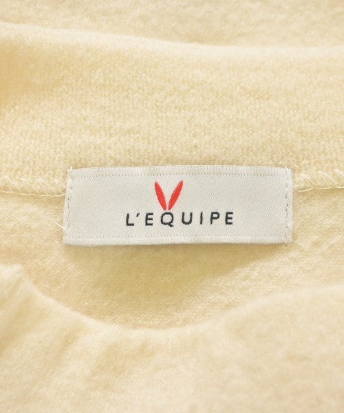 L'EQUIPE YOSHIE INABA（レキップヨシエイナバ）ニット・セーター 白 サイズ:38(S位) レディース/2200650196032