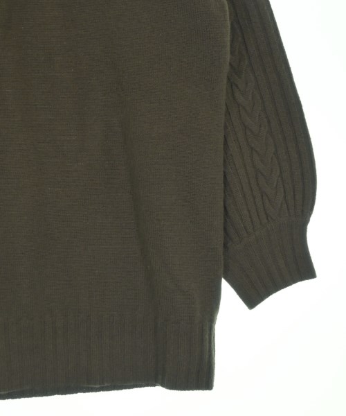 L'EQUIPE YOSHIE INABA（レキップヨシエイナバ）ニット・セーター 茶 サイズ:38(S位) レディース/2200636941021