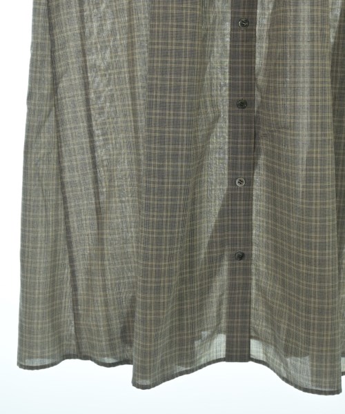 L'EQUIPE YOSHIE INABA（レキップヨシエイナバ）シャツワンピース グレー サイズ:38(S位) レディース/2200640754082