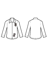 L'EQUIPE YOSHIE INABA（レキップヨシエイナバ）カジュアルシャツ 青 サイズ:38(S位) レディース/2200650964020